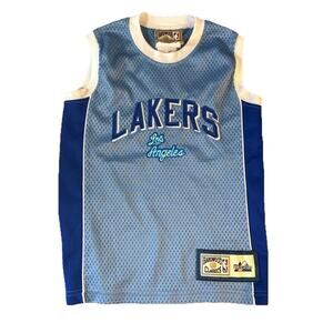 VTG Los Angeles LAKERS Basketball Jersey Youth L Embroidered HARWOOD CLASSICS